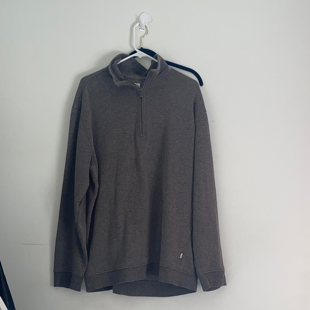UGG Men's Tan Zip-Up Sweater size XL